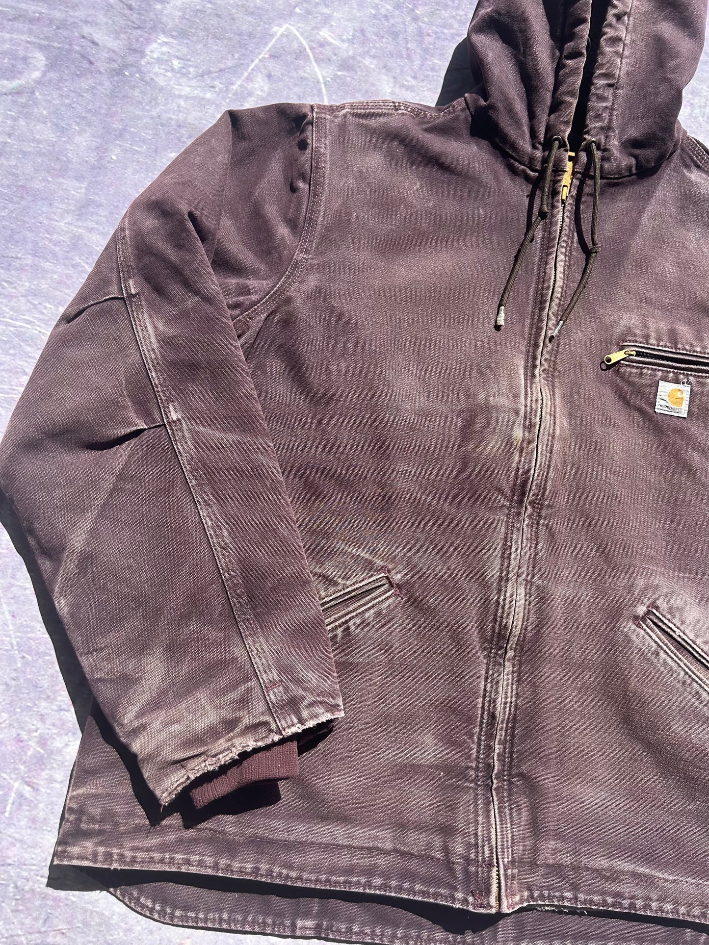 Vintage Purple Carhartt Jacket (XL)