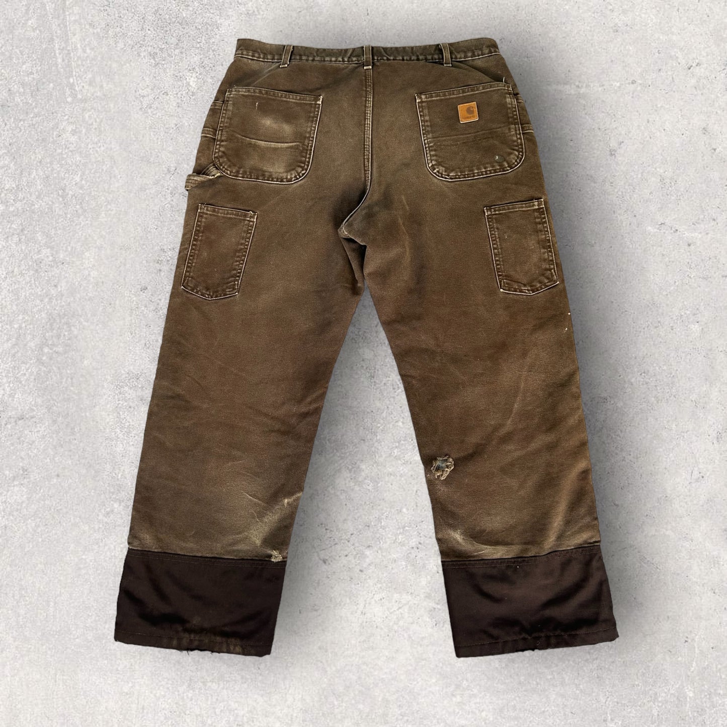 Vintage Carhartt Mocha Double Knee Pants (38x30)